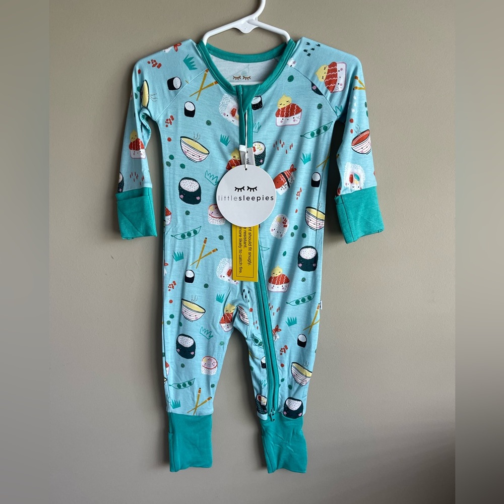 Little Sleepies 3-6M NWT Sushi